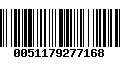 Código de Barras 0051179277168