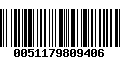 Código de Barras 0051179809406