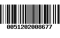 Código de Barras 0051202008677