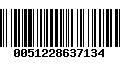 Código de Barras 0051228637134