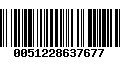 Código de Barras 0051228637677