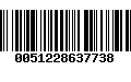 Código de Barras 0051228637738