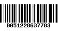 Código de Barras 0051228637783