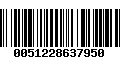 Código de Barras 0051228637950