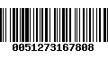 Código de Barras 0051273167808