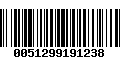 Código de Barras 0051299191238