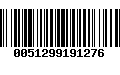 Código de Barras 0051299191276