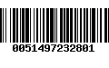 Código de Barras 0051497232801