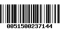 Código de Barras 0051500237144