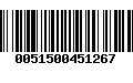 Código de Barras 0051500451267