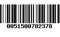 Código de Barras 0051500782378