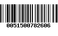 Código de Barras 0051500782606