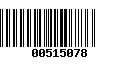 Código de Barras 00515078