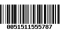 Código de Barras 0051511555787