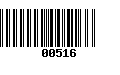 Código de Barras 00516