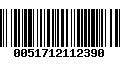 Código de Barras 0051712112390