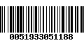 Código de Barras 0051933051188