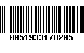 Código de Barras 0051933178205