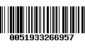 Código de Barras 0051933266957