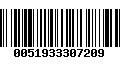 Código de Barras 0051933307209