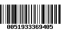 Código de Barras 0051933369405