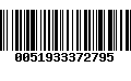 Código de Barras 0051933372795