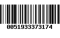 Código de Barras 0051933373174