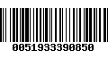 Código de Barras 0051933390850