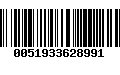 Código de Barras 0051933628991