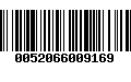 Código de Barras 0052066009169