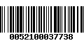 Código de Barras 0052100037738