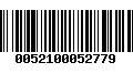 Código de Barras 0052100052779