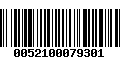 Código de Barras 0052100079301