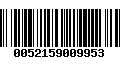 Código de Barras 0052159009953