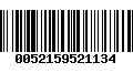 Código de Barras 0052159521134