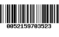 Código de Barras 0052159703523