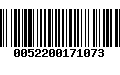 Código de Barras 0052200171073