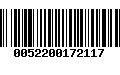 Código de Barras 0052200172117