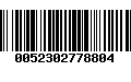 Código de Barras 0052302778804