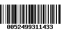 Código de Barras 0052499311433