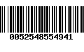 Código de Barras 0052548554941