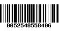 Código de Barras 0052548558406