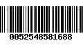 Código de Barras 0052548581688