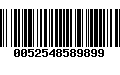 Código de Barras 0052548589899