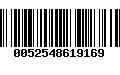 Código de Barras 0052548619169