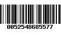 Código de Barras 0052548685577