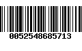 Código de Barras 0052548685713