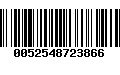 Código de Barras 0052548723866