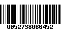 Código de Barras 0052738066452