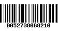 Código de Barras 0052738068210